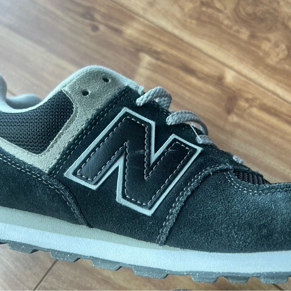 New Balance 574 Sneakers | Black, Grey & White - Picture 8 of 13